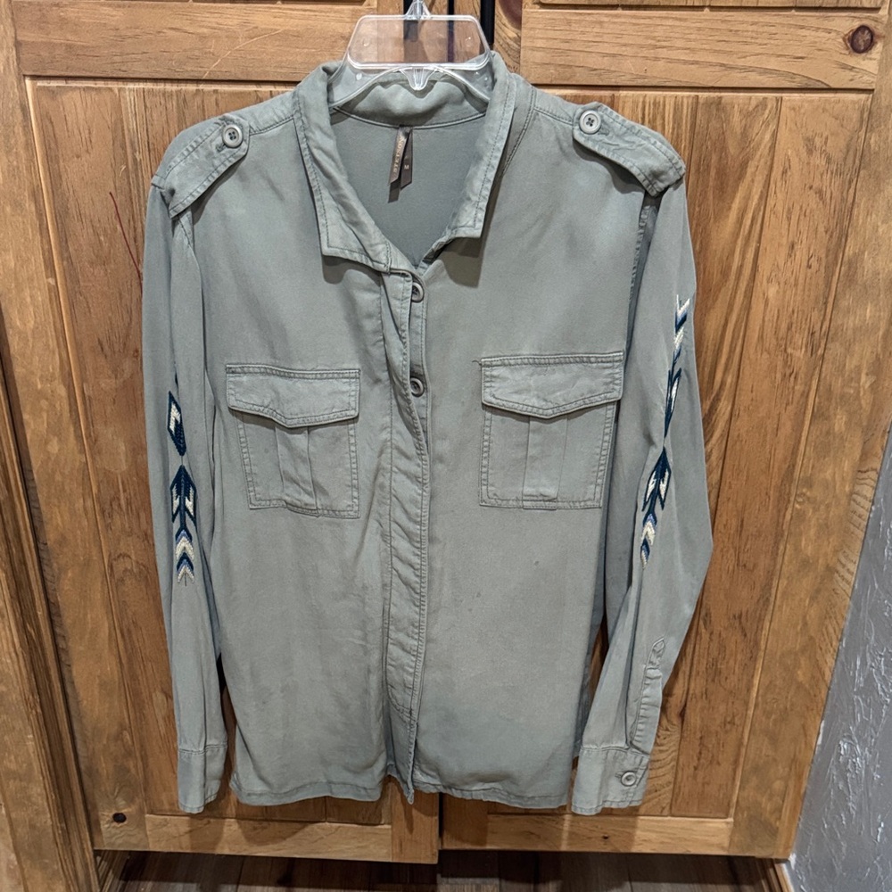 Stetson Gray Button-Up Shirt